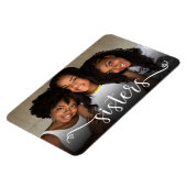 Sisters Script Photo Magnet Magneet (Linkerzijde)