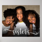 Sisters Script Photo Poster (Voorkant)