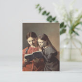 Sisters Signe en Henriette van de kunstenaar Briefkaart (Staand voorkant)