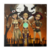 Sisters Three Witch Art Decorative Tile Tegeltje (Voorkant)