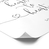 Sisters Verbonden hart met hart Elegant script Poster (Hoek)