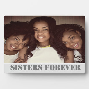 Sisters voor ooit aangepaste foto fotoplaat