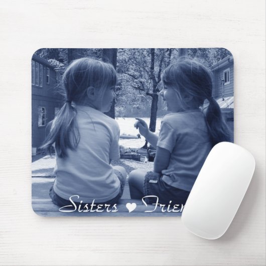 sisters vrienden mousepad muismat (Met muis)