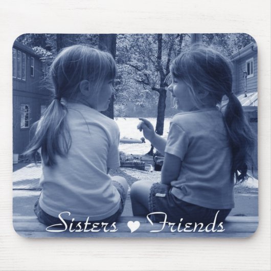 sisters vrienden mousepad muismat (Voorkant)