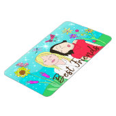 Sisters Whimsical Folk Art Hand Magneet (Linkerzijde)