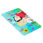 Sisters Whimsical Folk Art Hand Magneet (Rechterzijde)