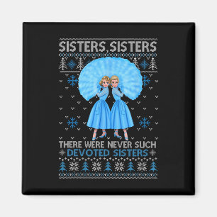Sisters White Xmas Sneeuw Kerstfilm 1954 Holid Magneet
