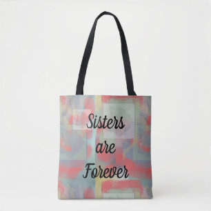 Sisters zijn het Roos van het flessenpatroon van d Tote Bag