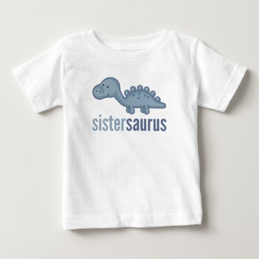 Sistersaurus Dinosaur Sister Matching TShirt (Voorkant)