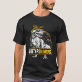 Sistersaurus Leopard T Rex Dinosaur Sister Saurus T-shirt (Voorkant)
