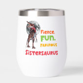 Sistersaurus Overeenkomende Zusters Dino Troep Ont (Achterkant)