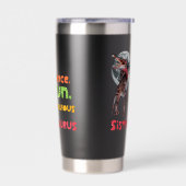 Sistersaurus Overeenkomende Zusters Dino Troep Ont Geïsoleerde Drinkbeker (Links)