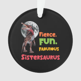 Sistersaurus Overeenkomende Zusters Dino Troep Ont Ornament