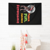 Sistersaurus Overeenkomende Zusters Dino Troep Ont Spandoek (Insitu)