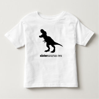 Sistersaurus rex bijpassende familie dinosaurus sh kinder shirts
