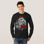 Sistersaurus Rex Dinosaur Sister Saurus Family Mat T-shirt (Voorkant volledig)