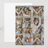 Sistijnse Kapel Plafond Michelangelo Kaart (Voorkant / Achterkant)
