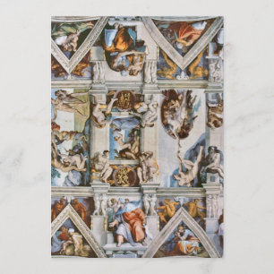 Sistijnse Kapel Plafond Michelangelo Kaart