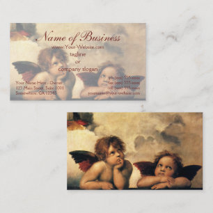 Sistijnse Madonna-Engelen door Raphael Raffaello Visitekaartje