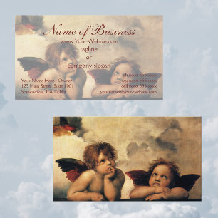 Sistijnse Madonna-Engelen door Raphael Raffaello Visitekaartje