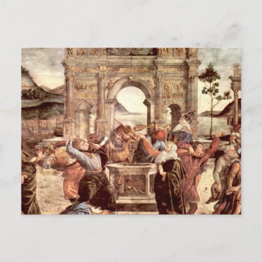 Sistine Chapel - Bestraffing van de Levites Briefkaart (Voorkant)