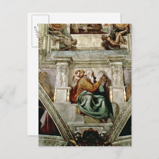 Sistine Chapel Ceiling, 1508-12 Briefkaart (Voorkant / Achterkant)