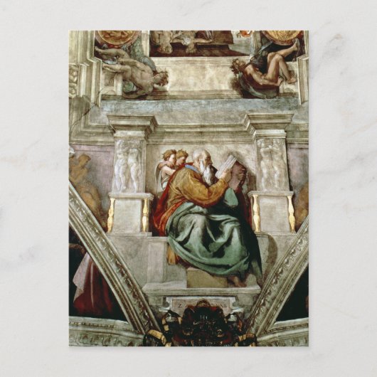 Sistine Chapel Ceiling, 1508-12 Briefkaart (Voorkant)