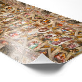 Sistine Chapel Ceiling, 1512, door Michelangelo Foto Afdruk (Hoek)