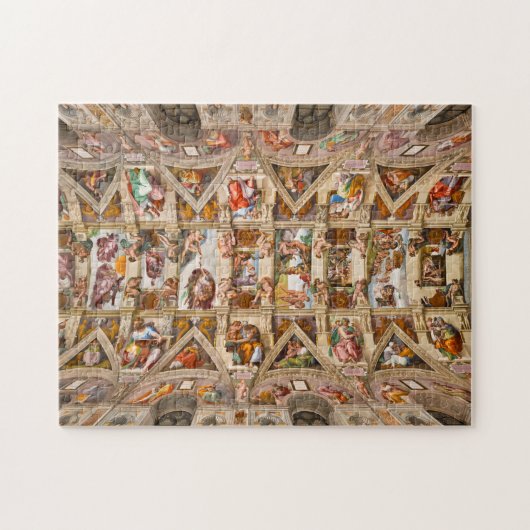 Sistine Chapel Ceiling, 1512, door Michelangelo Legpuzzel (Horizontaal)