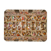 Sistine Chapel Ceiling, 1512, door Michelangelo Magneet (Horizontaal)