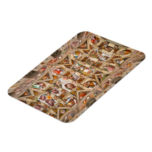 Sistine Chapel Ceiling, 1512, door Michelangelo Magneet (Linkerzijde)