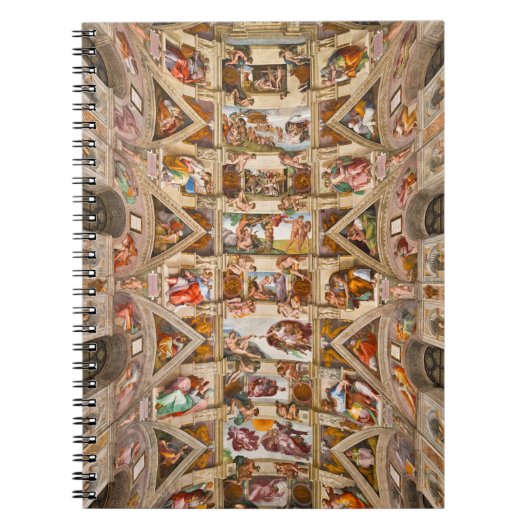 Sistine Chapel Ceiling, 1512, door Michelangelo Notitieboek (Voorkant)