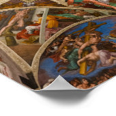 Sistine Chapel Ceiling, 1512, door Michelangelo Poster (Hoek)