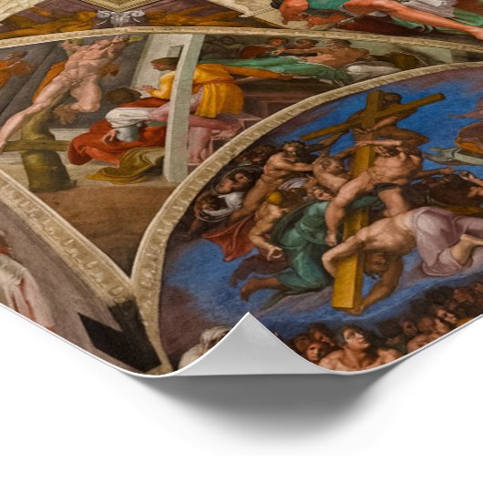 Sistine Chapel Ceiling, 1512, door Michelangelo Poster (Hoek)