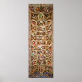 Sistine Chapel Ceiling, 1512, door Michelangelo Poster (Voorkant)