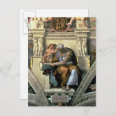 Sistine Chapel Ceiling: Cumaean Sibyl, 1510 Briefkaart (Voorkant / Achterkant)