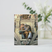 Sistine Chapel Ceiling: Cumaean Sibyl, 1510 Briefkaart (Staand voorkant)