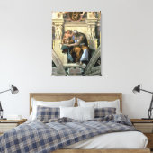 Sistine Chapel Ceiling: Cumaean Sibyl, 1510 Canvas Afdruk (Insitu (Slaapkamer))