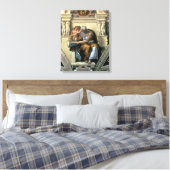 Sistine Chapel Ceiling: Cumaean Sibyl, 1510 Canvas Afdruk (Insitu (Slaapkamer))