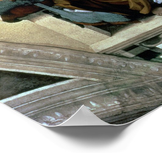 Sistine Chapel Ceiling: Cumaean Sibyl, 1510 Poster (Hoek)