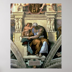 Sistine Chapel Ceiling: Cumaean Sibyl, 1510 Poster