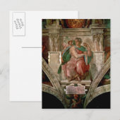 Sistine Chapel Ceiling: de profeet Isaiah Briefkaart (Voorkant / Achterkant)