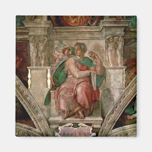 Sistine Chapel Ceiling: de profeet Isaiah Magneet (Voorkant)