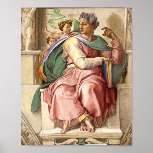 Sistine Chapel Ceiling - de profeet Isaiah Poster (Voorkant)