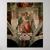 Sistine Chapel Ceiling: de profeet Isaiah Poster (Voorkant)