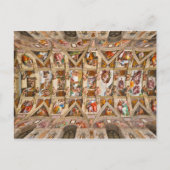 Sistine Chapel Ceiling door Michelangelo Briefkaart (Voorkant)