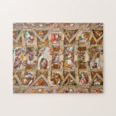 Sistine Chapel Ceiling door Michelangelo Buonarrot Legpuzzel (Horizontaal)