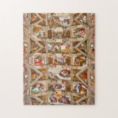 Sistine Chapel Ceiling door Michelangelo Buonarrot Legpuzzel (Verticaal)