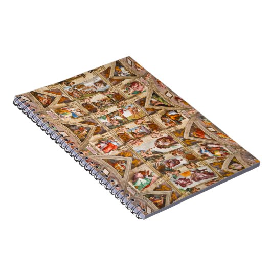 Sistine Chapel Ceiling door Michelangelo Buonarrot Notitieboek (Rechterzijde)