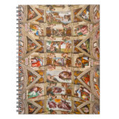 Sistine Chapel Ceiling door Michelangelo Buonarrot Notitieboek (Voorkant)